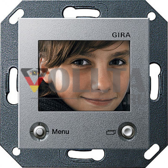 Gira 128626 System55 TFT-Цветной дисплей,цвет: алюминевый