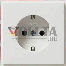 Gira 018866 TX44 SCHUKO-розетка  16А, без защиты от детей цвет:чисто белый