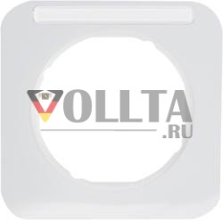 Berker 10112179 Рамка с полем для этикетки полярно-белый, глянцевый Berker R.1