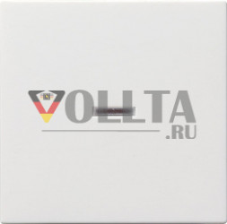Gira 029003 System55 контрольный-выключатель света крышка, цвет:чисто белый, тон:глянец
