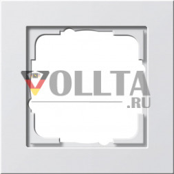 Gira 021122 E2 рамка 1-я, цвет:чисто белый, тон: матовый
