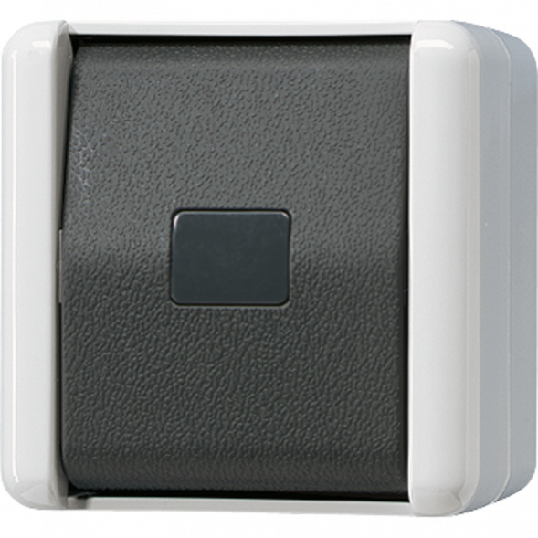 Кнопка Jung 833-2W, 2-контактная, переключающий контакт, 10 А 250 В ~, IP 44, WG 800