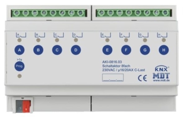 MDT AKI-0816.03 переключатель, восьмерной(ая)  16А, 20 А C-Last Industrie