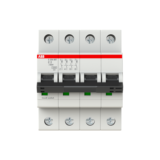 ABB Stotz-Kontakt 2CDS274445R0024 S204MT-C2 C-Char.10kA 2A 4P автоматический выключатель