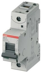 ABB Stotz-Kontakt S801S-K125, высокопроизводительный автоматический выключатель, 125A, K, 400VAC=Icu 50kA, 690VAC=Icu 4.5kA, 1P, 2CCS861001R0647