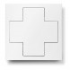 LUNATONE 86459793-W16-NFC DALI-2 Switch Cross | Контроллер приложений активирован, NFC | транспортный белый