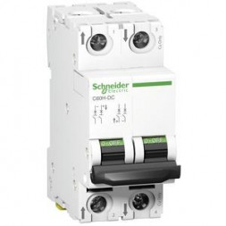Schneider Electric A9N61526 C60H-DC 2-полюсный автоматический выключатель C6A