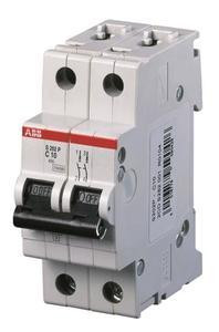 ABB Stotz-Kontakt S202P-B20, автоматический выключатель B-Char., 25 кА, 20 А, 2П, 2CDS282001R0205