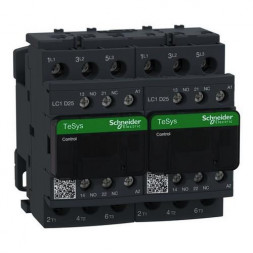 Schneider Electric LC2D25B7 3-полюсный 25A 24V 50/60HZ реверсивный контактор