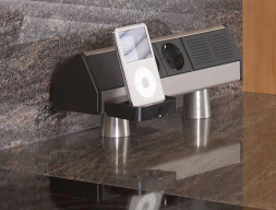Док-станция EVOline SMALL, черный зажим / 3-кратная мощность / с зажимом