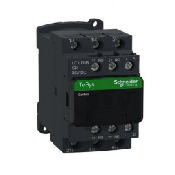 Контактор Schneider Electric LC1D18CD 3-полюсный 18A 36VDC 1S/1OE