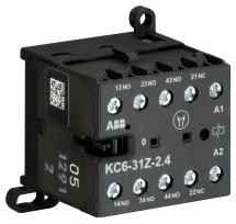 ABB Stotz-Kontakt KC6-31Z-1.4-81, миниатюрный вспомогательный контактор 24 В постоянного тока, 1,4 Вт, GJH1213001R8311