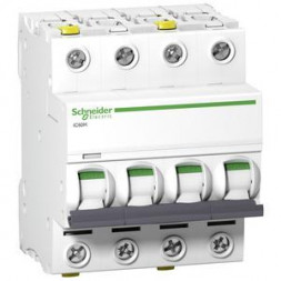 Schneider Electric A9F07470 IC60H 4-полюсный автоматический выключатель C0.5A