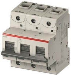 ABB Stotz-Kontakt S803U-K15, высокопроизводительный автоматический выключатель, 15A, K, 240VAC = Icu 50kA, 3P, UL 489, 2CCS863017R0457