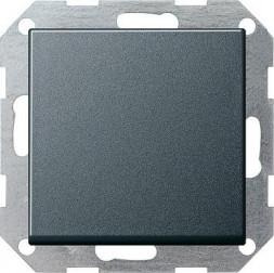 Gira 012728 кнопочный выключатель крестовой System 55 антрацит