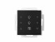 MULLER GS 67.21 knx6TS сенсорный датчик KNX | 4 x освещение, 2 x затенение | угольно-черный | 55x55 мм