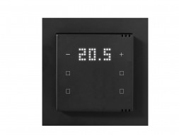 MULLER GS 68.00 knx6TS KNX сенсорный датчик | 6-позиционный, дисплей | угольно-черный | 55x55 мм