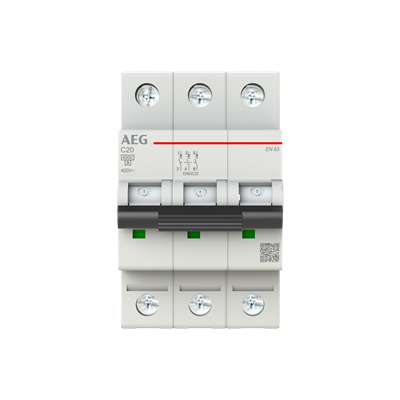 Busch-Jaeger 2CDS253088R0204 Elfaplus 6kA C-20A 3P автоматический выключатель
