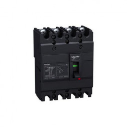 Schneider Electric EZC100N4020 Easypact EZC100N TMD 20 4-полюсный 3D автоматический выключатель