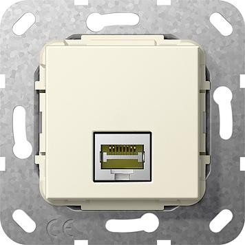 Gira 569601 MJ RJ45 Cat 6A 10 GB LSA Plus вставка кремово-белый