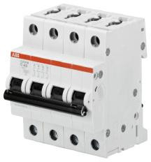 ABB Stotz-Kontakt S204M-K63, Автоматический выключатель K-Char., 10 кА, 63 А, 4П, 2CDS274001R0607