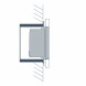 Elsner KNX TH-UP Touch чисто-белый RAL9010 Датчик температуры/влажности KNX