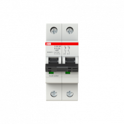 Автоматический выключатель ABB Stotz-Kontakt 2CDS272445R0087 S202MT-K0,2 K-Char.10kA 0,2A 2P