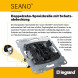 LEGRAND 765837 описан сенсорный датчик SEANO с Netatmo | 1-сторонний, сцены | черный
