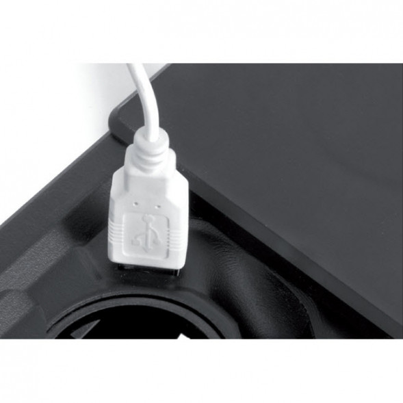 EVOline Square 80 / 1x розетка / 1x USB-зарядное устройство / Белый