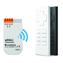 LUNATONE 86459534-W+T wDALI Remote | Пульт дистанционного управления и трансивер | белый