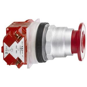 Schneider Electric 9001KR9RH13 41 мм красная 2-позиционная с кнопкой вытягивания-отпускания 1 Вт