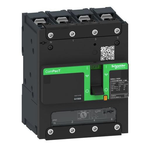 Schneider Electric C11N6TM016B ComPacT NSXm 16A TM16D 4P3D 50kA/415V SA автоматический выключатель в литом корпусе