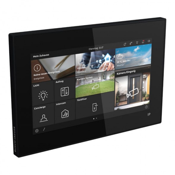 BUSCH-JAEGER H8249-1B-03 Сенсорная панель IP Lite Welcome IP | LAN/WiFi | SW | 7 дюймов