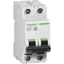 Schneider Electric M9F22225 M9 C60SP 2P 25A C UL1077 миниатюрный автоматический выключатель